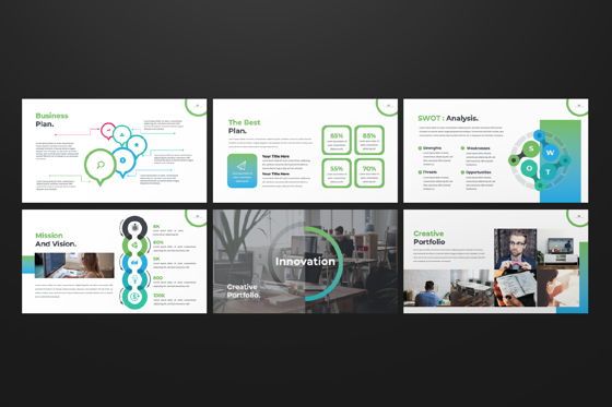 Multipurpose Business Powerpoint, 슬라이드 6, 06580, 프레젠테이션 템플릿 — PoweredTemplate.com