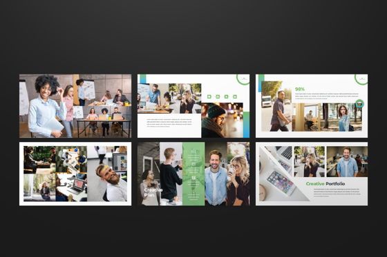Multipurpose Business Powerpoint, Slide 7, 06580, Presentation Templates — PoweredTemplate.com