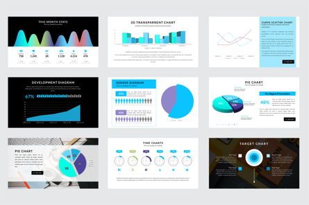 Arca Charts and Schedules Presentation Template, Slide 3, 06608, Data Driven Diagrams and Charts — PoweredTemplate.com