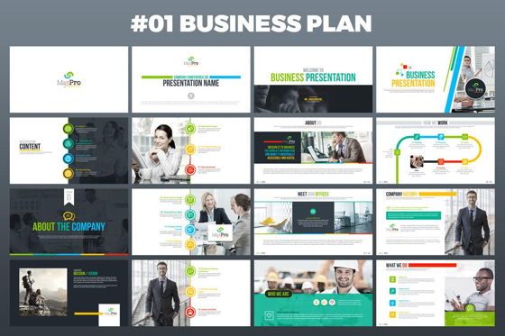 MaxPro Business Plan PowerPoint Template, スライド 2, 06609, ビジネスモデル — PoweredTemplate.com