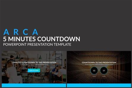Arca Countdown to Presentation Type 01, PowerPoint Template, 06618, Presentation Templates — PoweredTemplate.com