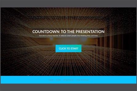 Arca Countdown to Presentation Type 01, Dia 5, 06618, Presentatie Templates — PoweredTemplate.com