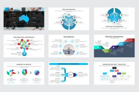 Arca Infographic and Maps Presentation Template, Dia 3, 06622, Businessmodellen — PoweredTemplate.com