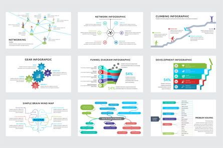 Arca Infographic and Maps Presentation Template, Slide 4, 06622, Model Bisnis — PoweredTemplate.com