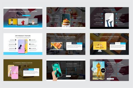 Arca Product Feature and Pricing Presentation Template, Slide 2, 06637, Presentation Templates — PoweredTemplate.com