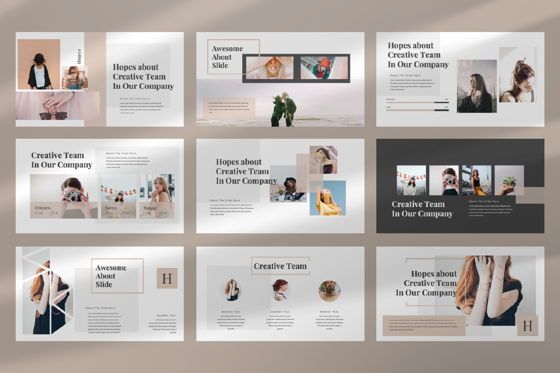 Hope Creative Google Slide, Slide 3, 06649, Presentation Templates — PoweredTemplate.com