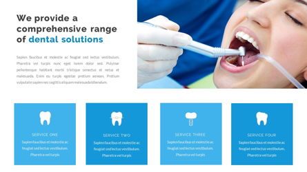 Dentalic - Dental Care Google Slide Template, Diapositiva 8, 06662, Plantillas de presentación — PoweredTemplate.com