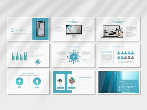 COVID-19 - Creative Business PowerPoint Template, 幻灯片 5, 06674, 演示模板 — PoweredTemplate.com