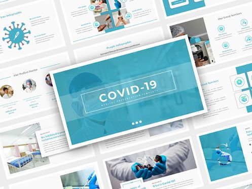 COVID-19 - Creative Business Google Slide Template, Theme Google Slides, 06675, Modèles de présentations — PoweredTemplate.com