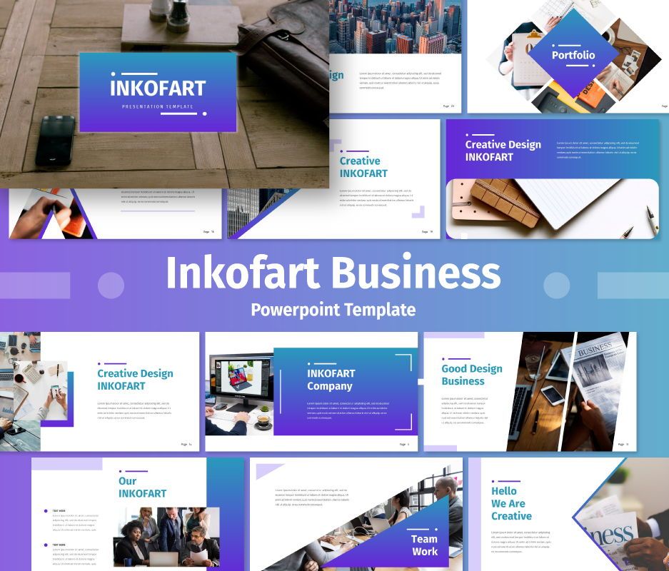 Inkofart Business Powerpoint Template Prasentationsvorlage