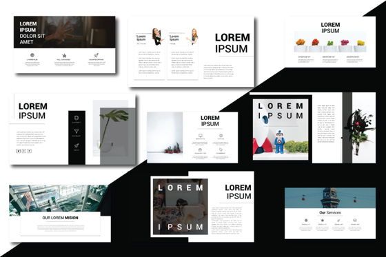 Lorem Ipsum Business Powerpoint, 幻灯片 4, 06710, 演示模板 — PoweredTemplate.com