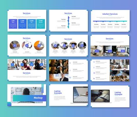 Clean - Business Google Slides Template, Diapositiva 7, 06714, Modelos de negocios — PoweredTemplate.com