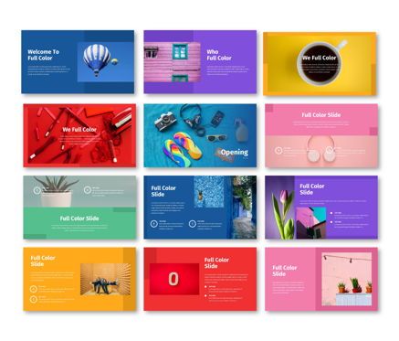 Full Color - Multipurpose Google Slides Template, Slide 2, 06717, Business Models — PoweredTemplate.com