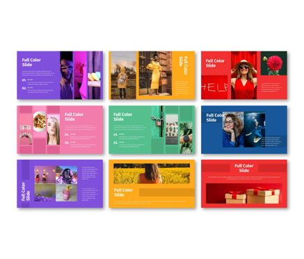 Full Color - Multipurpose Google Slides Template, Slide 4, 06717, Business Models — PoweredTemplate.com