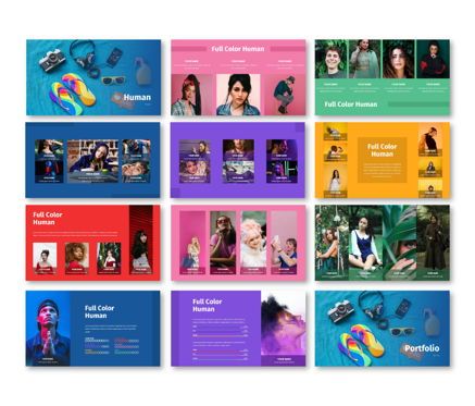 Full Color - Multipurpose Google Slides Template, Slide 5, 06717, Business Models — PoweredTemplate.com