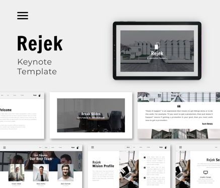 Rejek Business Keynote Template, 苹果主题演讲模板, 06742, 商业模式 — PoweredTemplate.com