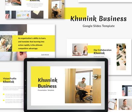 Khunink Business Google Slides Template, Google 슬라이드 테마, 06747, 비즈니스 모델 — PoweredTemplate.com