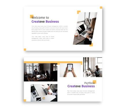 Createve Business Powerpoint Template, Diapositiva 2, 06761, Modelos de negocios — PoweredTemplate.com