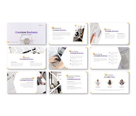Createve Business Powerpoint Template, Slide 4, 06761, Model Bisnis — PoweredTemplate.com