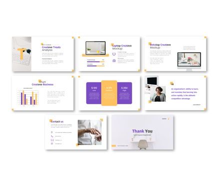 Createve Business Powerpoint Template, Slide 7, 06761, Modelli di lavoro — PoweredTemplate.com