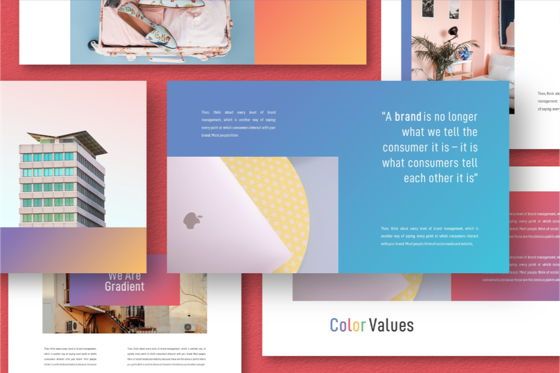Gradient Pastel Google Slides Template, Slide 2, 06797, Business Models — PoweredTemplate.com