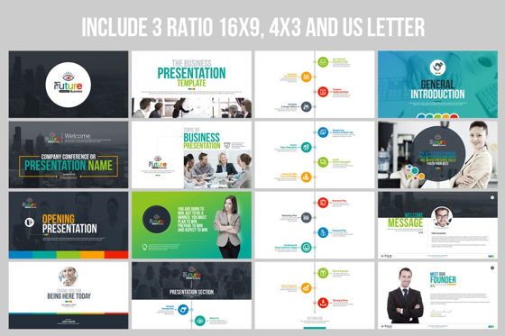 The Future Business Keynote Template, Diapositive 2, 06819, Infographies — PoweredTemplate.com