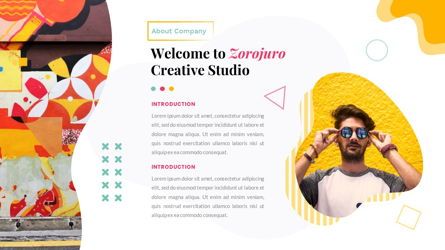 Zorojuro - Creative Business Pop Art Google Slides Template, Dia 2, 06822, Presentatie Templates — PoweredTemplate.com