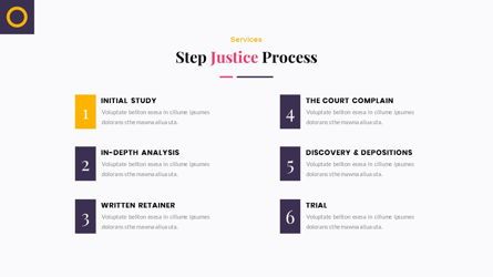 Justice - Creative Business PowerPoint Template, Dia 12, 06823, Presentatie Templates — PoweredTemplate.com