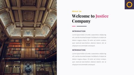 Justice - Creative Business PowerPoint Template, 幻灯片 3, 06823, 演示模板 — PoweredTemplate.com