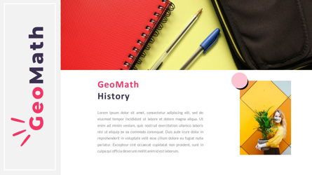 GeoMath - Creative Pop Art Business PowerPoint Template, 幻灯片 3, 06829, 演示模板 — PoweredTemplate.com