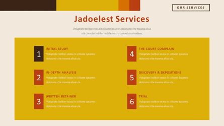 Jadoelest - Creative Vintage Business PowerPoint Template, Diapositive 12, 06832, Modèles de présentations — PoweredTemplate.com