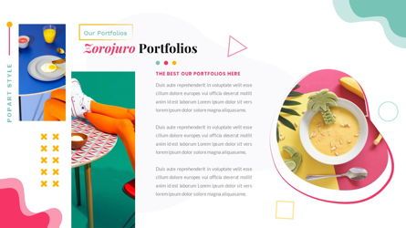 Zorojuro - Creative Business Pop Art PowerPoint Template, Deslizar 22, 06855, Modelos de Apresentação — PoweredTemplate.com