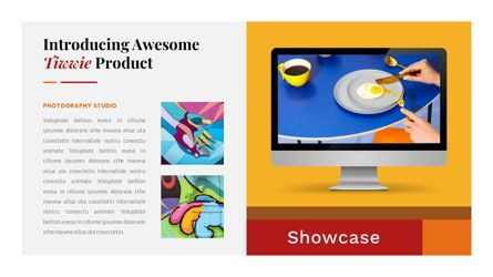 Tiwwie - Creative Business Pop Art Google Slides Template, 幻灯片 31, 06857, 演示模板 — PoweredTemplate.com