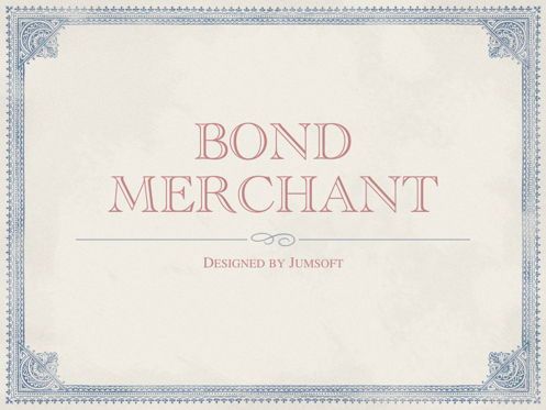 Bond Merchant Keynote Template, Slide 3, 06860, Education Charts and Diagrams — PoweredTemplate.com
