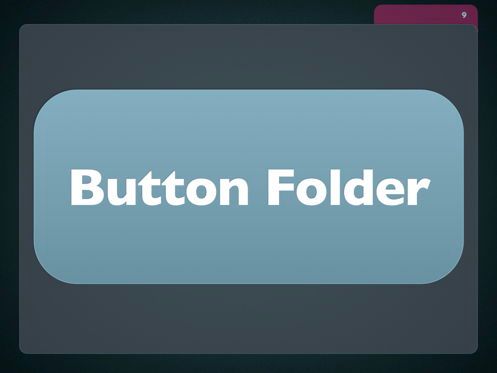 Button Folder Keynote Template, Diapositiva 10, 06861, Plantillas de presentación — PoweredTemplate.com