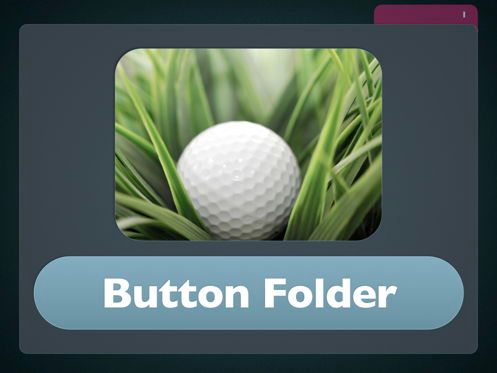 Button Folder Keynote Template, スライド 2, 06861, プレゼンテーションテンプレート — PoweredTemplate.com