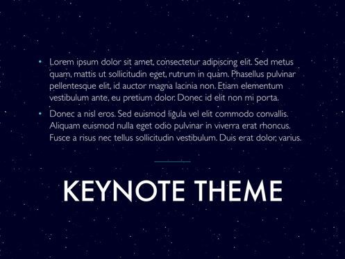 Interstellar Keynote Template, Diapositive 12, 06862, Modèles de présentations — PoweredTemplate.com
