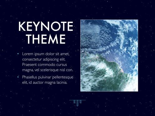Interstellar Keynote Template, Slide 17, 06862, Presentation Templates — PoweredTemplate.com