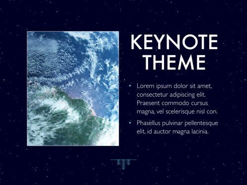 Interstellar Keynote Template, Deslizar 18, 06862, Modelos de Apresentação — PoweredTemplate.com