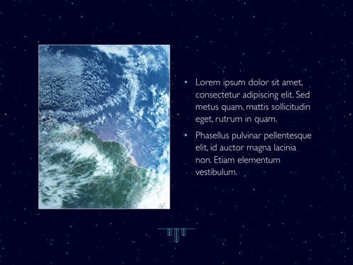 Interstellar Keynote Template, Diapositive 22, 06862, Modèles de présentations — PoweredTemplate.com