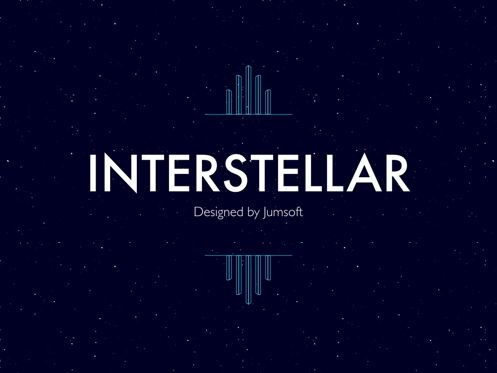 Interstellar Keynote Template, Deslizar 3, 06862, Modelos de Apresentação — PoweredTemplate.com