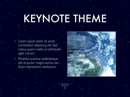 Interstellar Keynote Template, Slide 30, 06862, Presentation Templates — PoweredTemplate.com