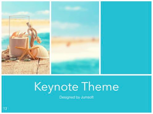 Ocean Safari Keynote Template, Slide 14, 06871, Presentation Templates — PoweredTemplate.com