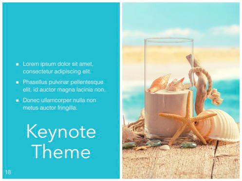 Ocean Safari Keynote Template, Slide 19, 06871, Presentation Templates — PoweredTemplate.com