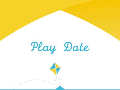 Play Date Keynote Template, Deslizar 10, 06872, Modelos de Apresentação — PoweredTemplate.com