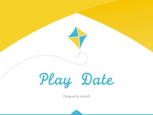 Play Date Keynote Template, スライド 3, 06872, プレゼンテーションテンプレート — PoweredTemplate.com