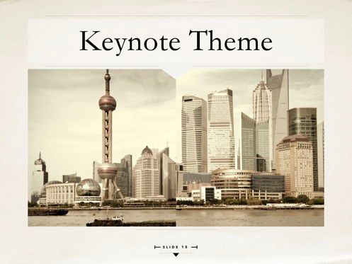 News Report Keynote Template, Diapositive 16, 06873, Modèles de présentations — PoweredTemplate.com