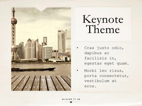 News Report Keynote Template, Diapositive 18, 06873, Modèles de présentations — PoweredTemplate.com