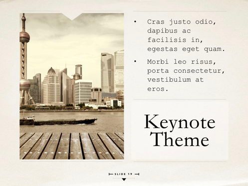 News Report Keynote Template, Diapositive 20, 06873, Modèles de présentations — PoweredTemplate.com