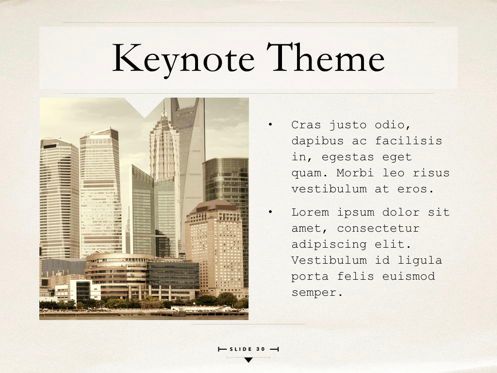 News Report Keynote Template, Dia 31, 06873, Presentatie Templates — PoweredTemplate.com